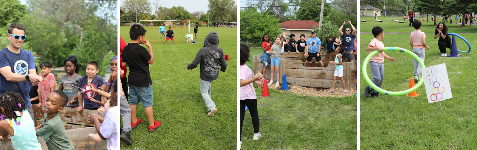 Students participating in activities