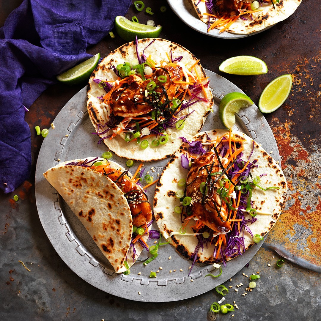 Teriyaki Chicken Tacos
