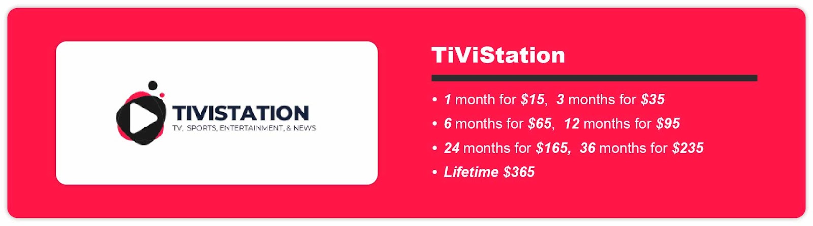 TiViStation Pricing