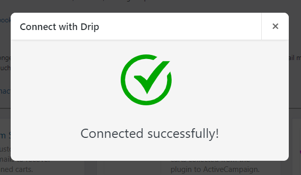 Integration with Drip - Tyche Softwares Documentation