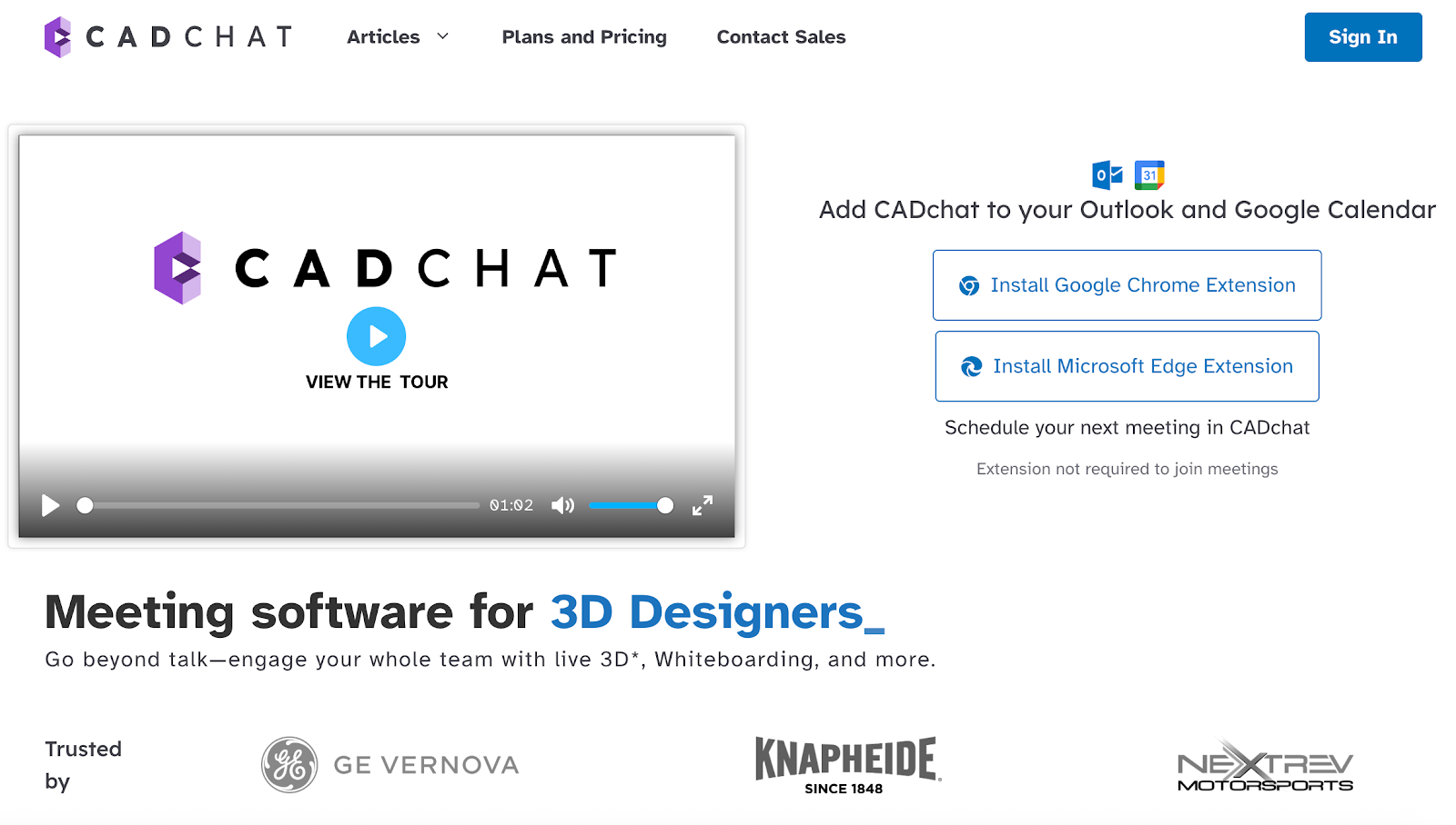 CADchat homepage