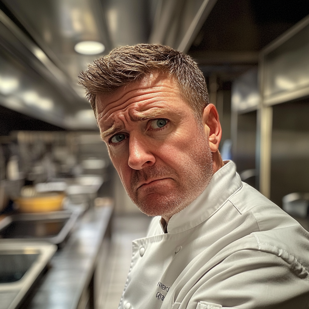 An upset chef | Source: Midjourney