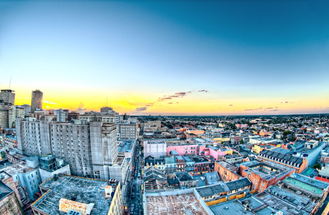 Irving cityscape at dusk