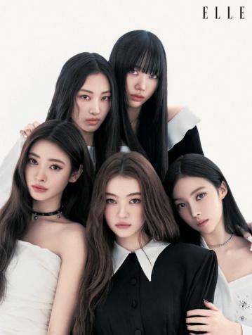 ▲미야오(MEOVV) 엘르 재팬 3월호 표지 장식(사진제공=엘르 재팬)