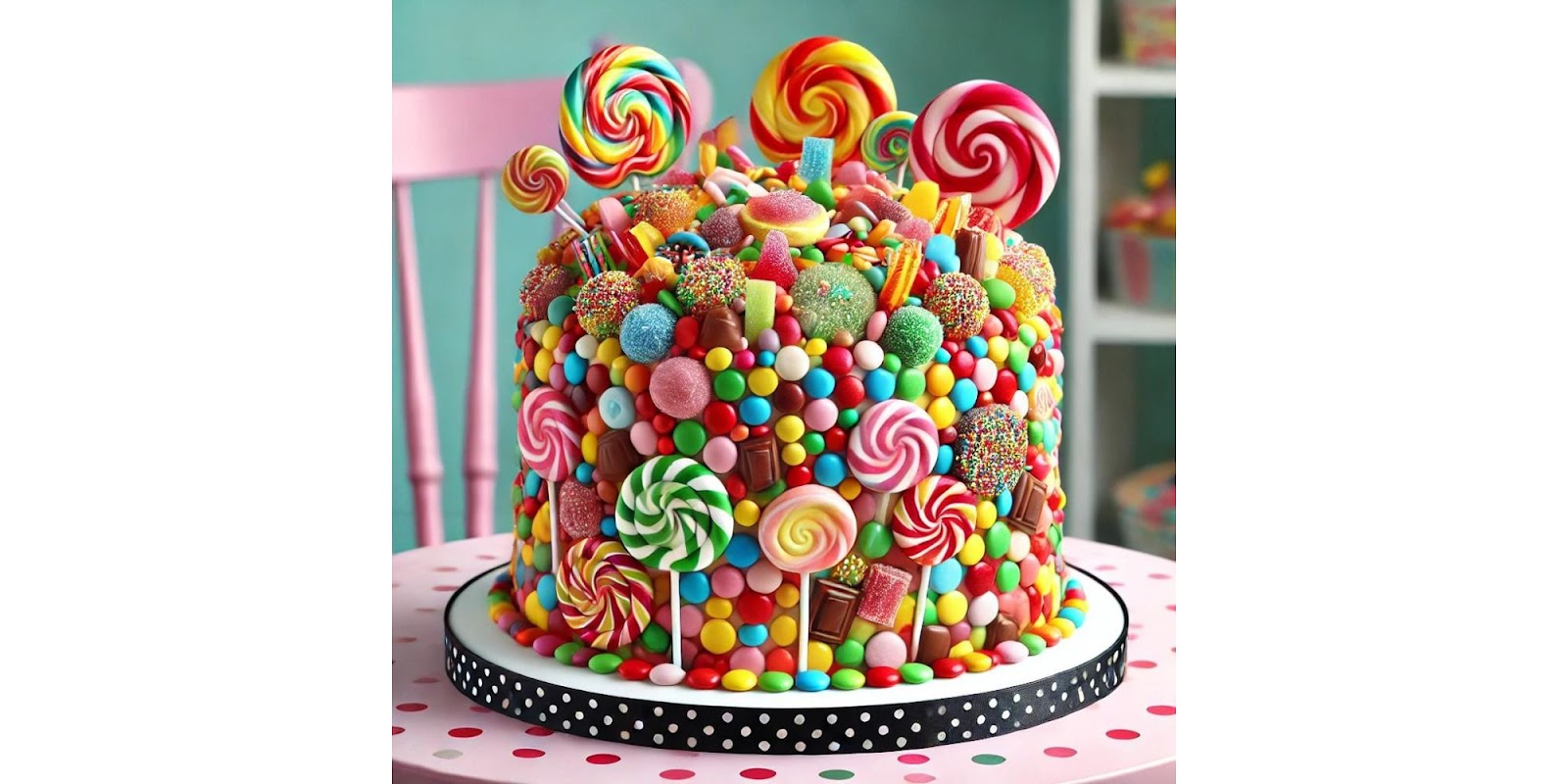 Candy-covered Cakes