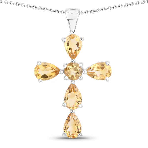 10 New Celebrity-Inspired Cross Pendant Gemstone Necklaces You’ll Love - Fine Color Jewels