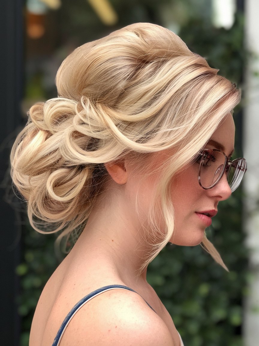 8. Vanilla Blonde Updo