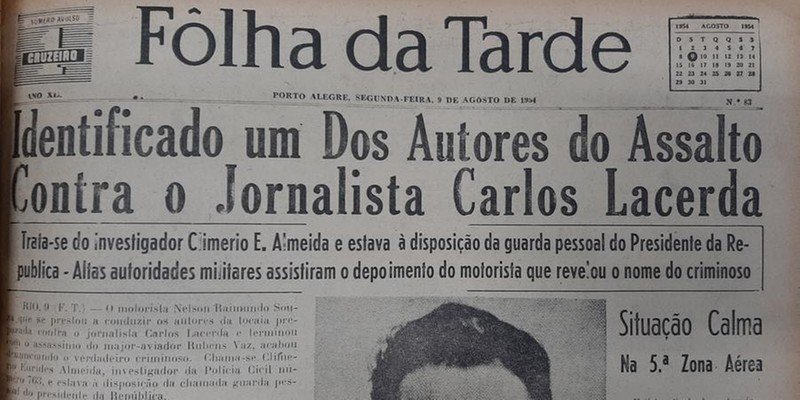 Folha da Tarde de 9 de agosto de 1954