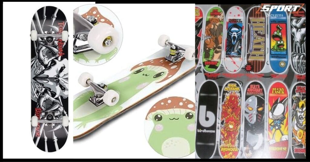 What Are Some Design Variations for a Skateboard Frog with a 40oz Birdhouse