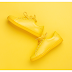 DARK YELLOW RUBBER SOLE SHOE FOR MENS