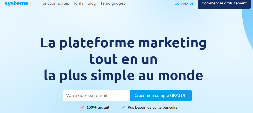 Système.io: Utilisation