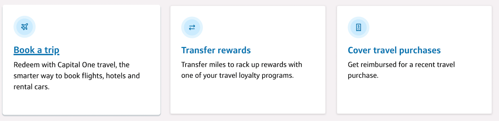 select the option to transfer rewards