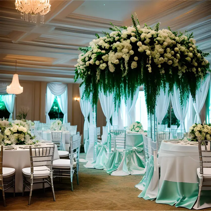 Color Palettes and Floral Arrangements for italian wedding decor 2025