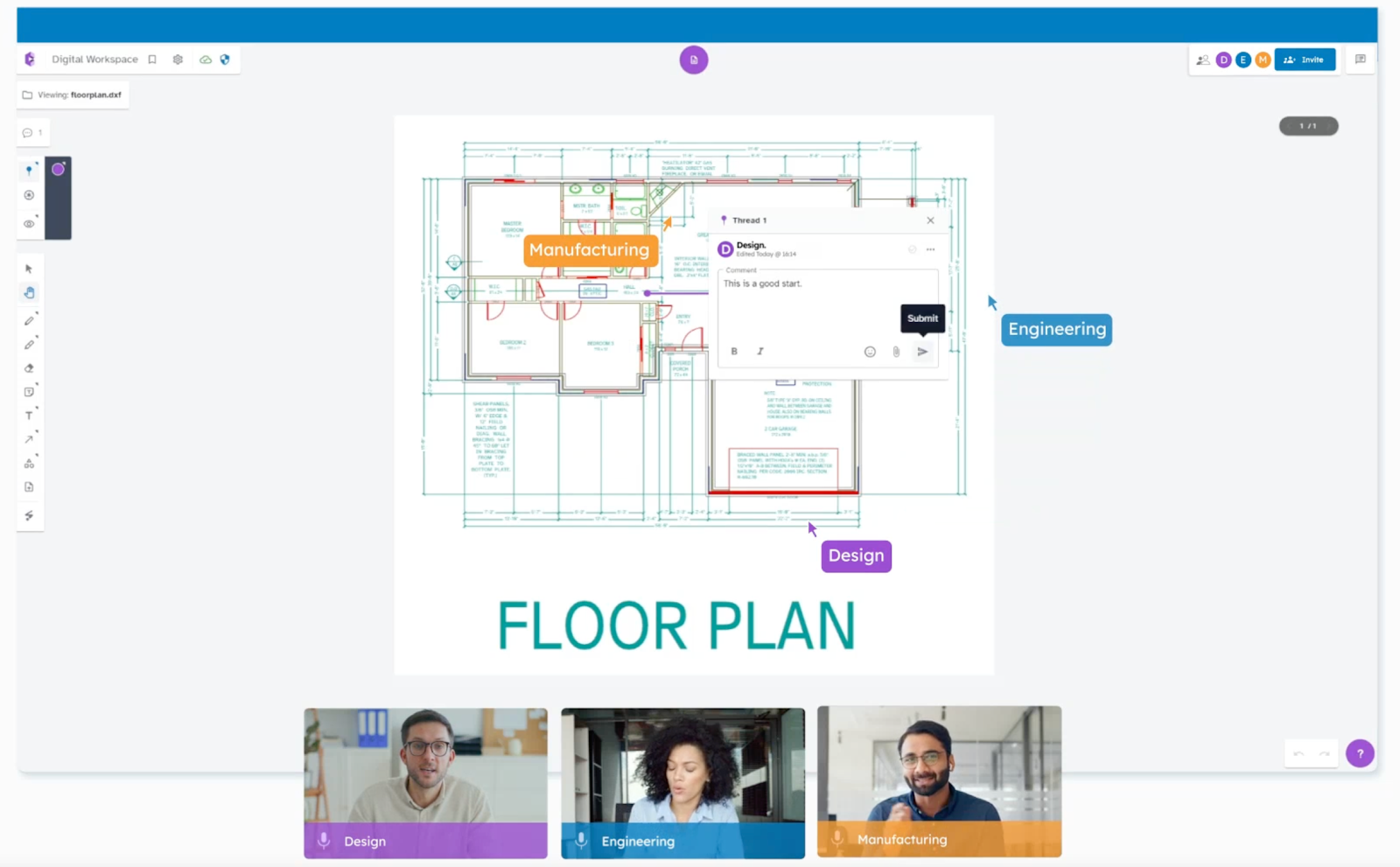 CADChat floor plan design 