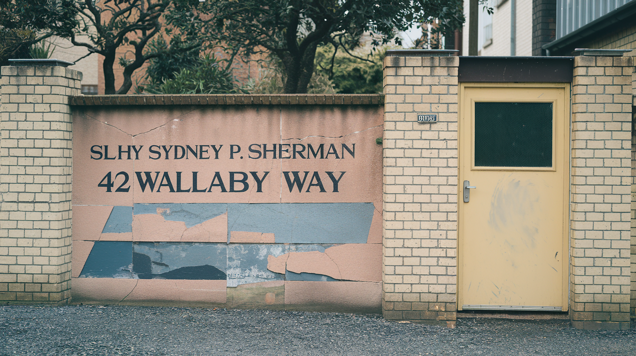 "Sil Shy Sydney P Sherman 42 Wallaby Way