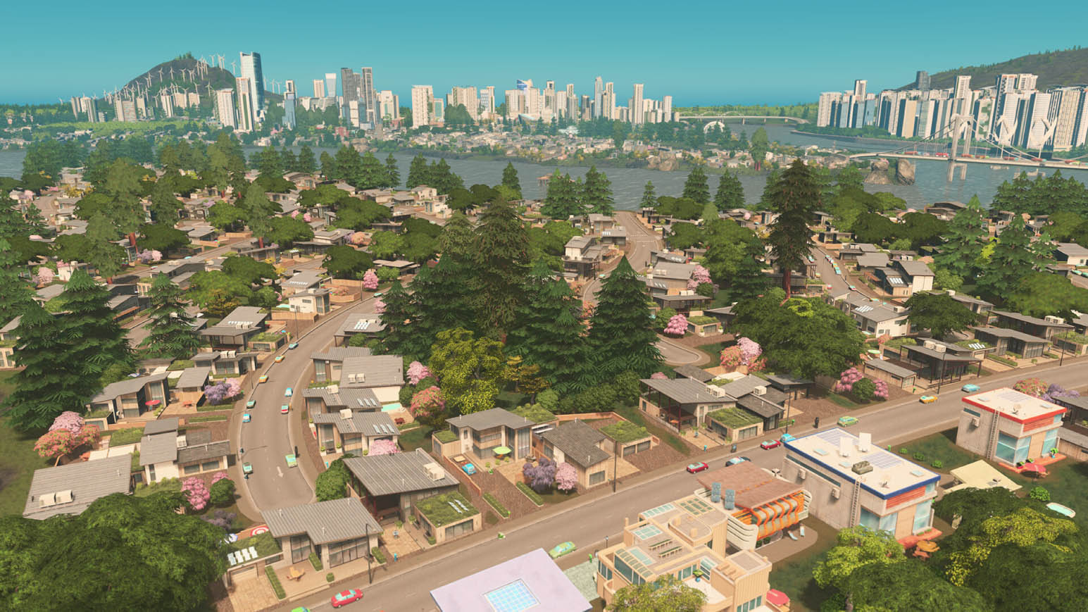 A screenshot of Cities: Skylines gameplay