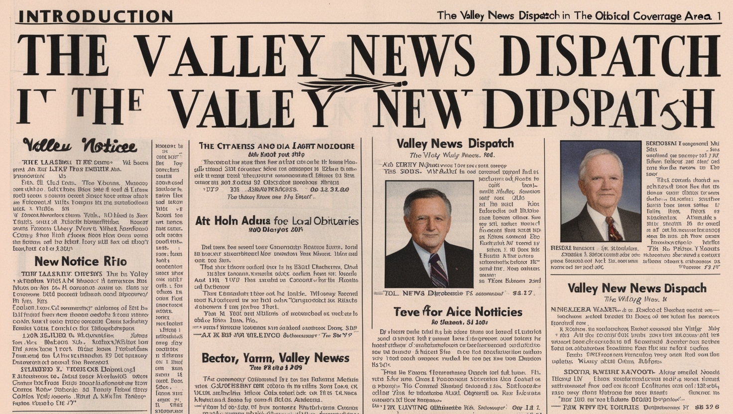 Valley News Dispatch Recent Obituaries