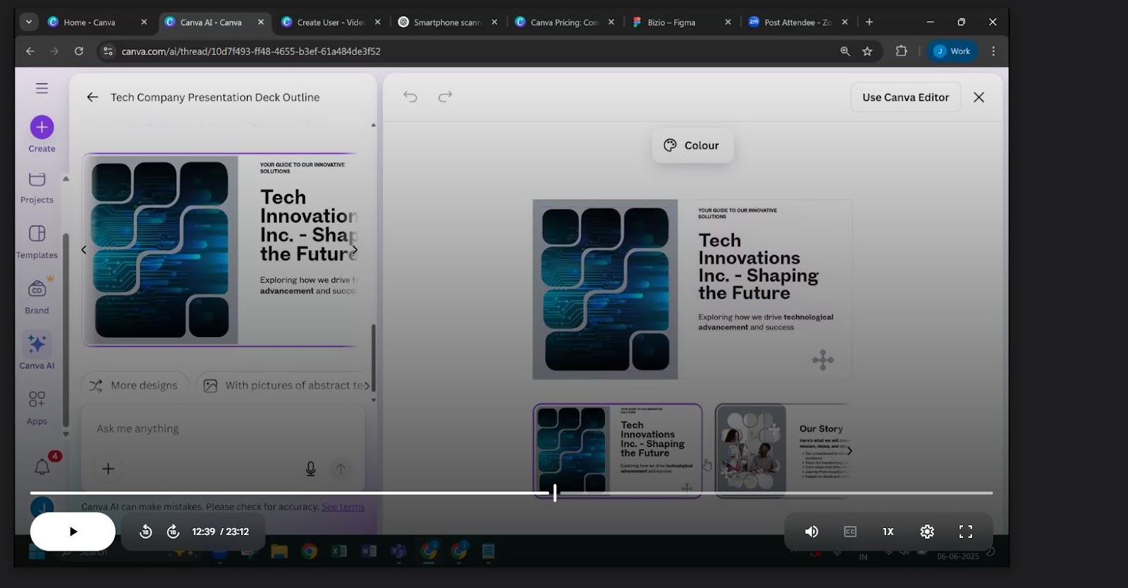 Content Creation with Canva AI