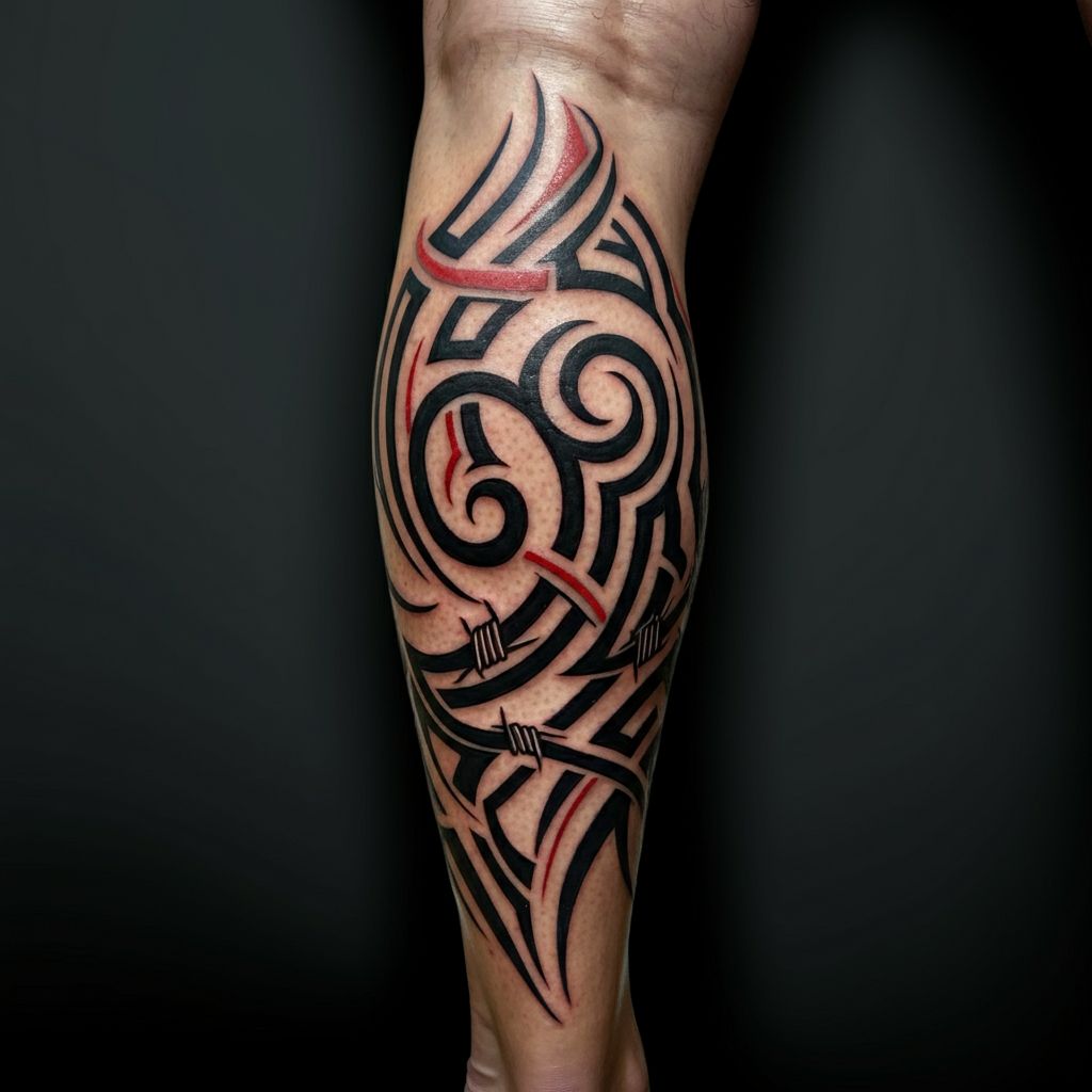 Tribal Barbed Wire Tattoo