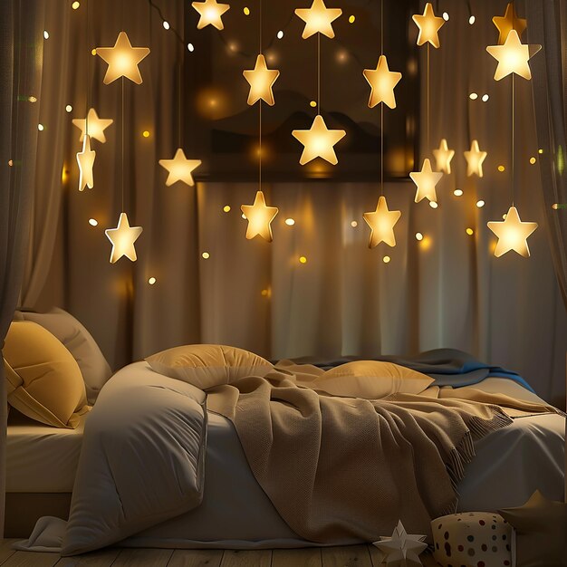 Decorate Bedroom with Lights