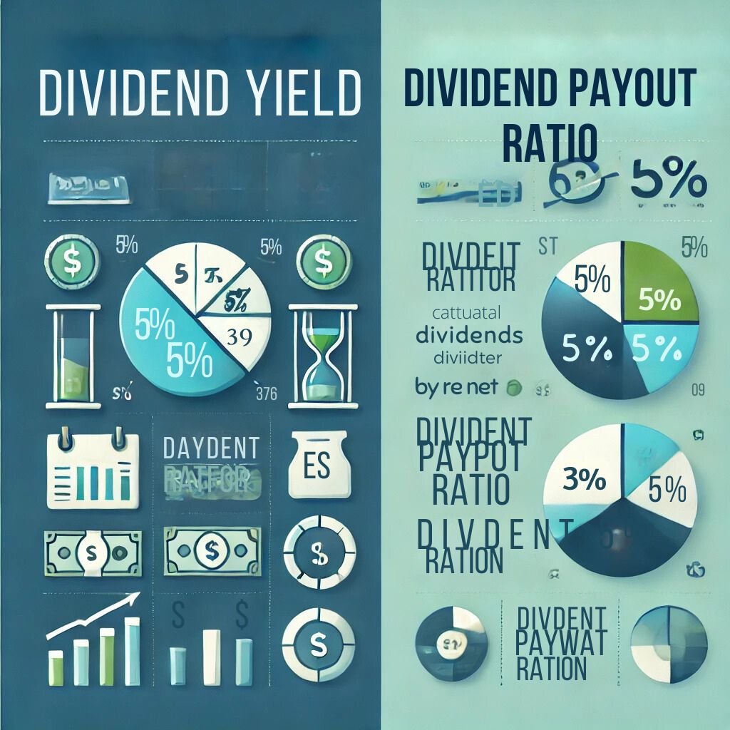 difference between dividend yield and dividend payout ratio