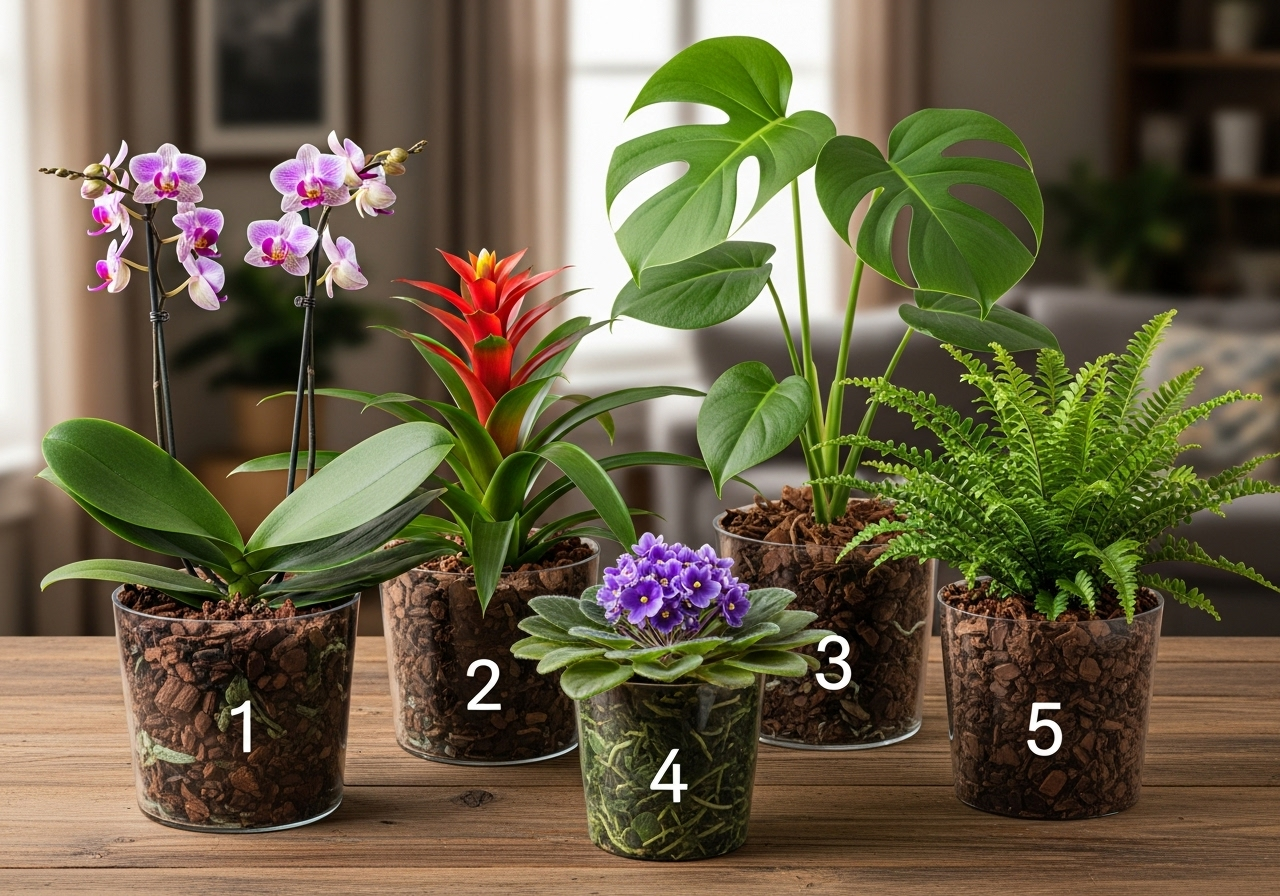 Indoor Plants That Benefit from Orchid Bark