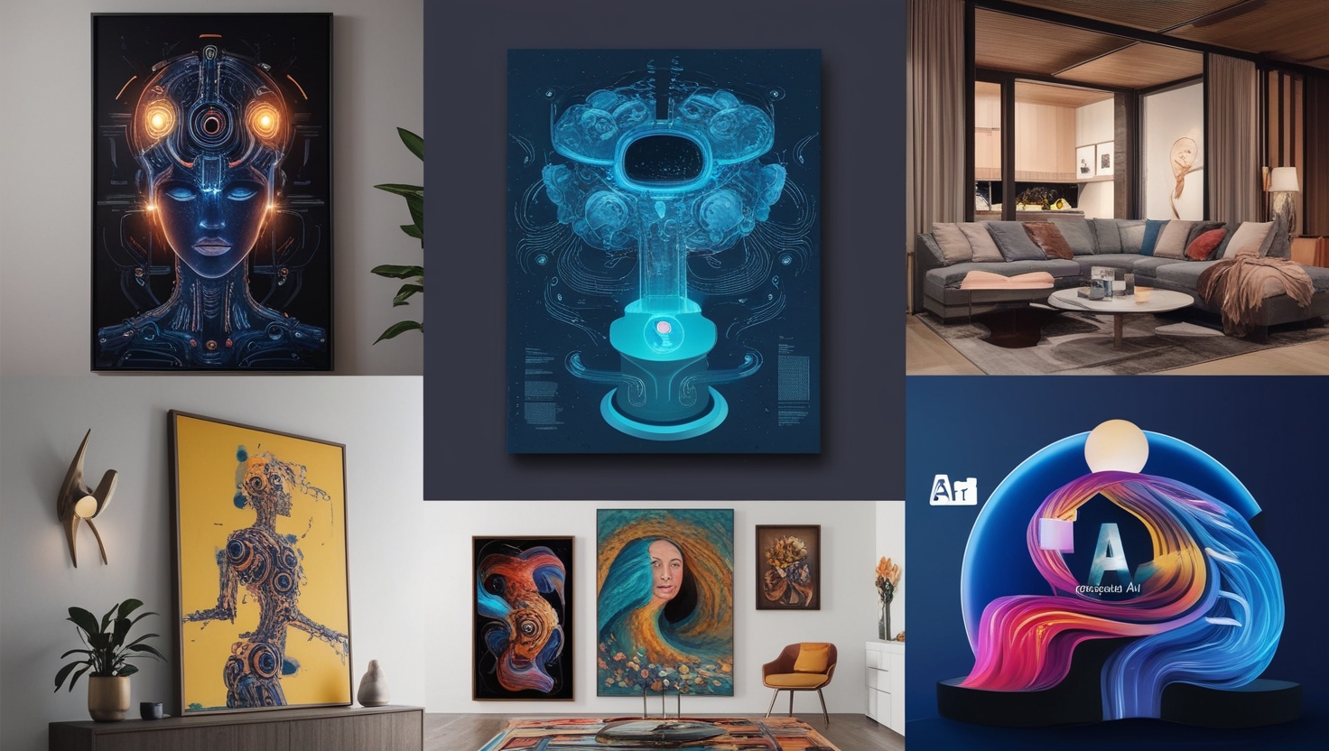 popular digital art styles for home