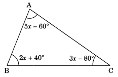 The Triangles and its Properties Class 7 Extra Questions Maths Chapter 6