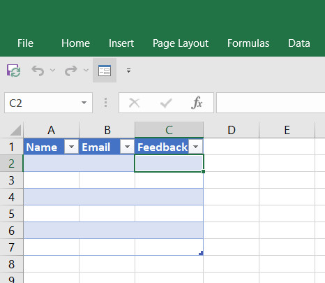 Nhập dữ liệu biểu mẫu bằng chế độ xem biểu mẫu: Cách tạo biểu mẫu trong Excel
