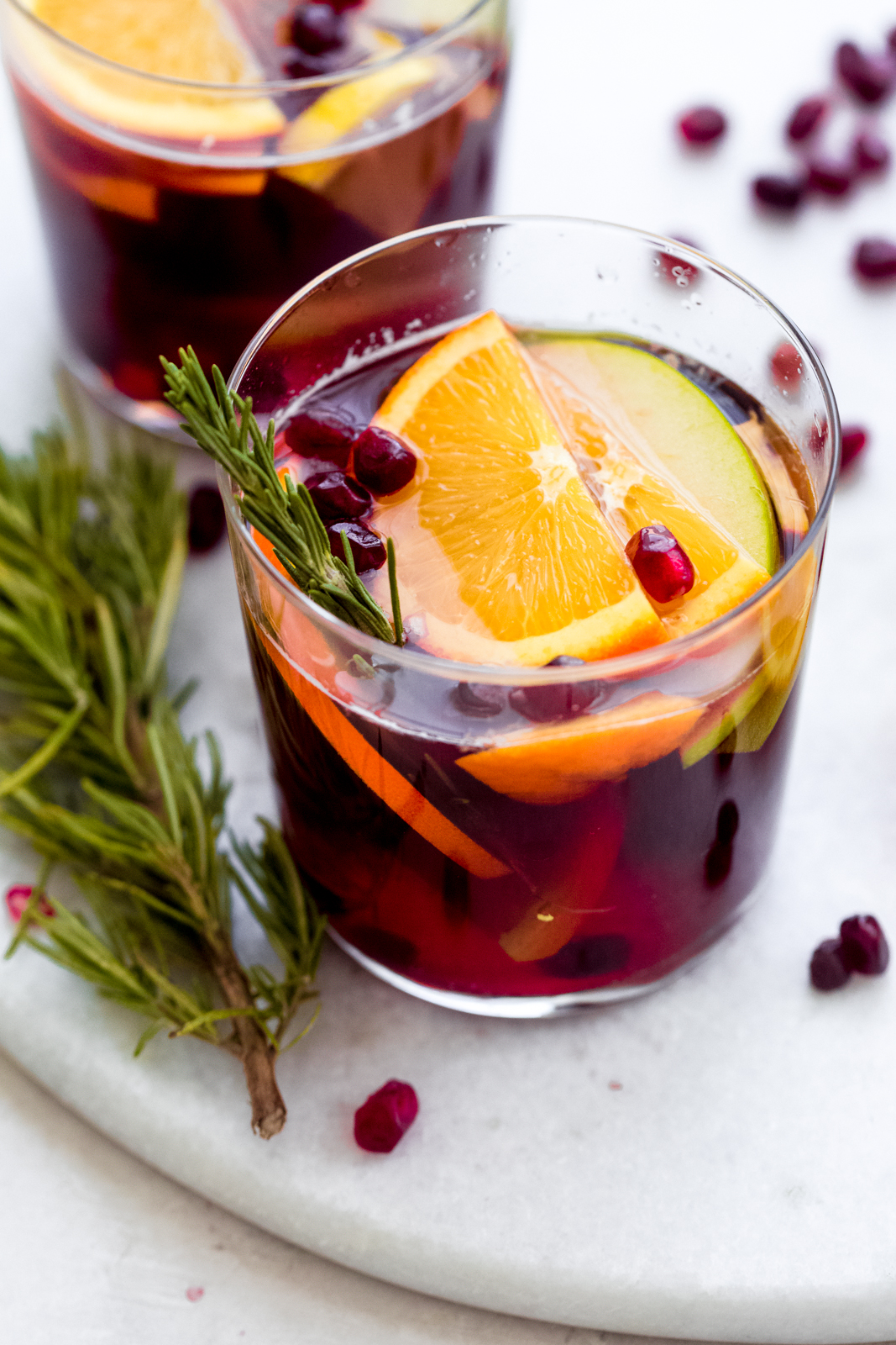 A festive holiday mocktail with fewer calories, from Little Spice Jar.