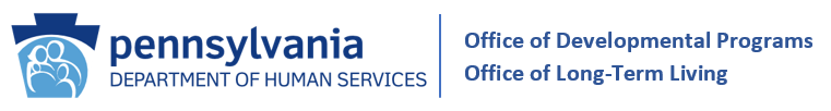 Pennsylvania Department of HUman Services, Office of Developmental Programs, Office of Long-Term Living logo