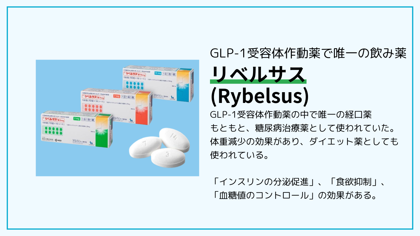 GLP-1ダイエットの飲み薬「リベルサス」について解説！減量の効果や副作用は？ | GLP1ダイエットの教科書