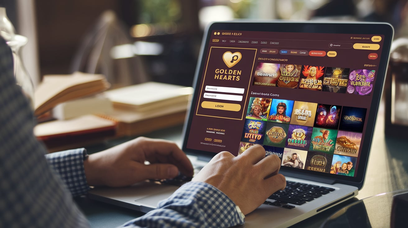 golden hearts casino login