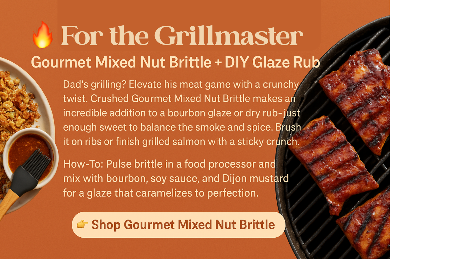 Gourmet Mixed Nut Brittle