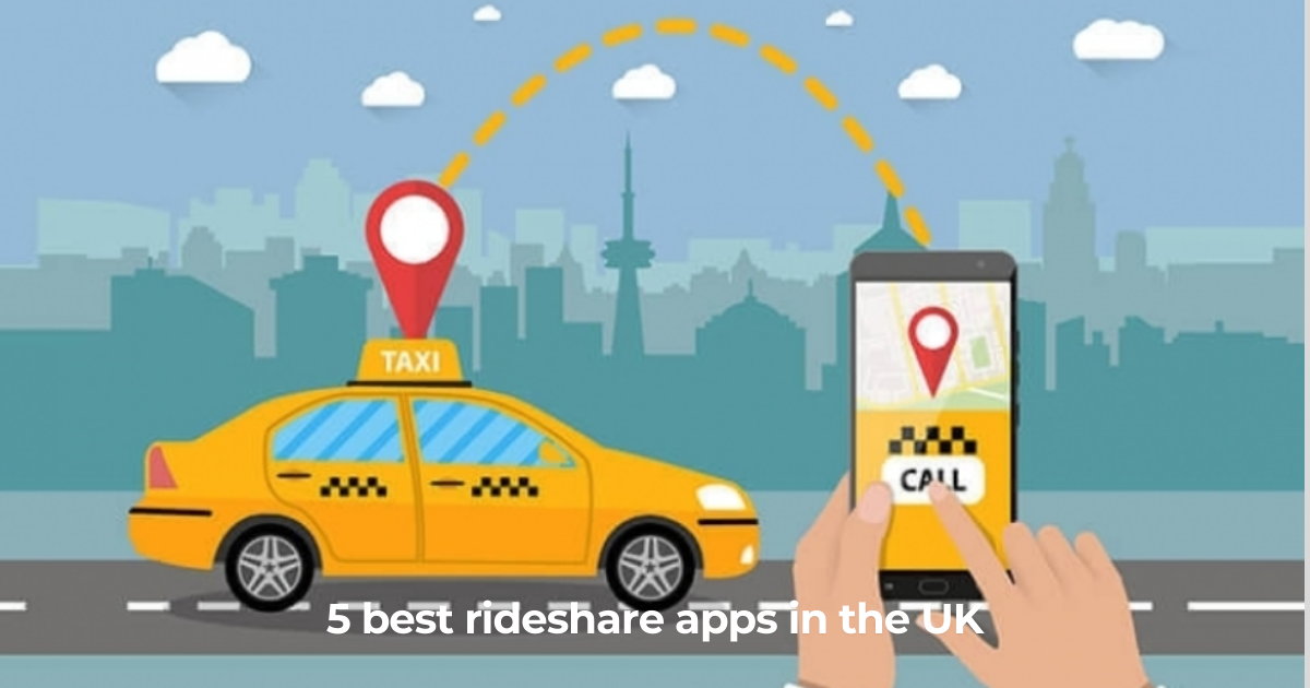 5 best rideshare apps in the UK