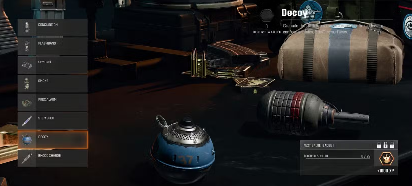 Decoy Grenades