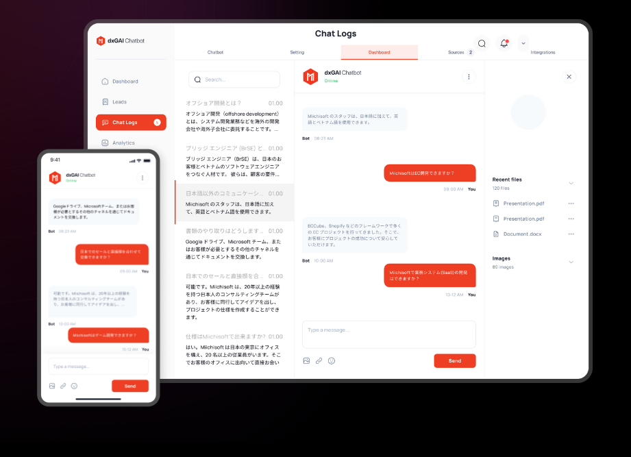 Miichisoft's dxGAI Chatbot