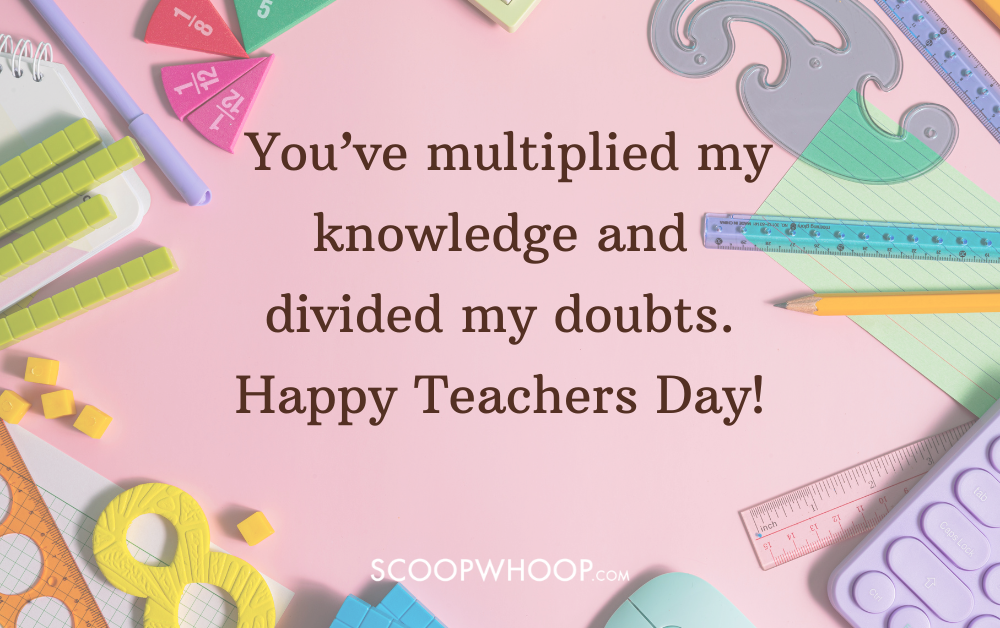 happy teachers day quotes for maths teacher