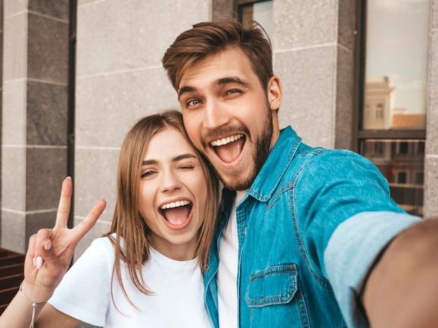 Capturing Joyful Selfies on a Summer Day