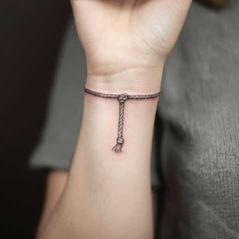 Hanging Rope Tattoo
