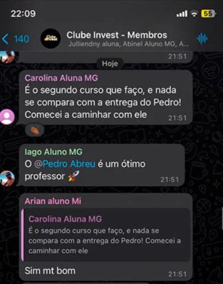 Clube Invest do Pedro Abreu