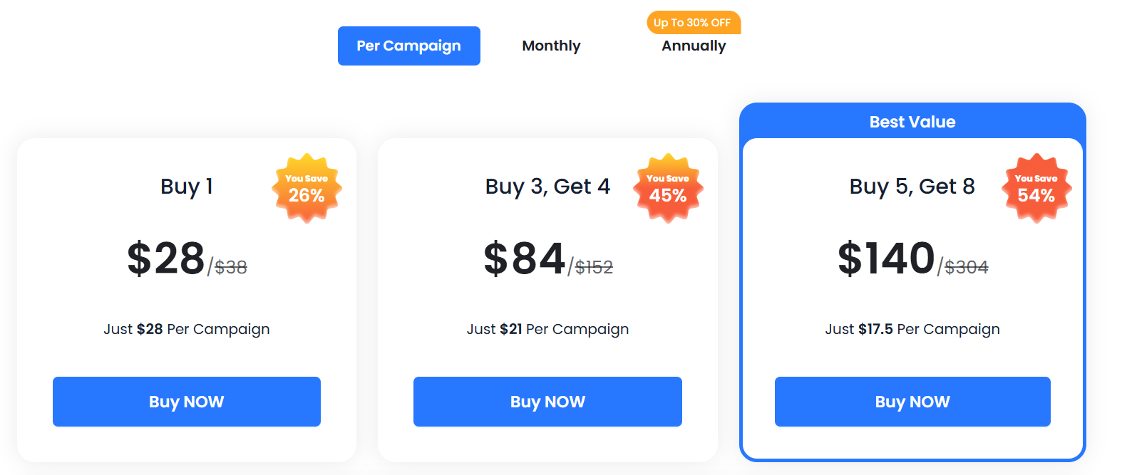 socialbook pricing