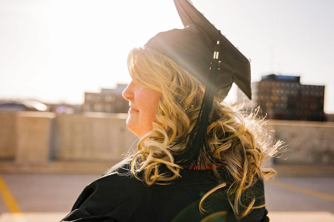 lady graduating