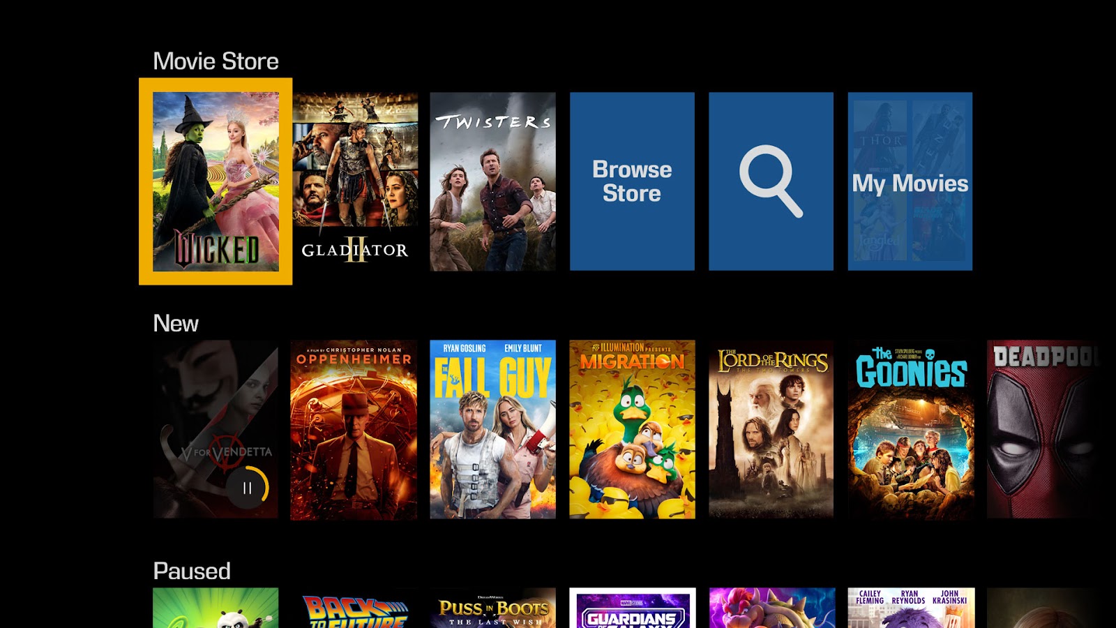 Kaleidescape Movie Store.