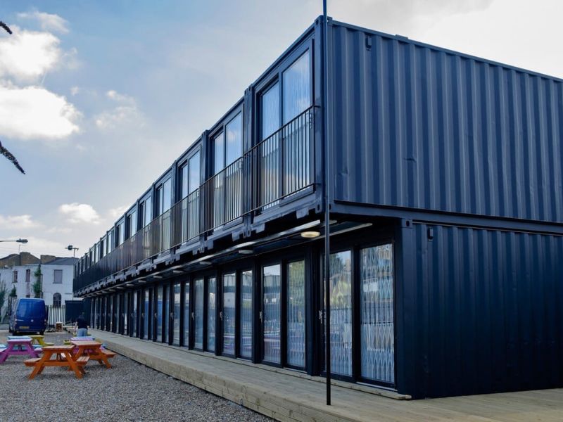 Kinh nghiệm xây nhà container lắp ghép 2 tầng