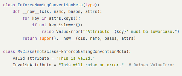 Metaprogramming in Python