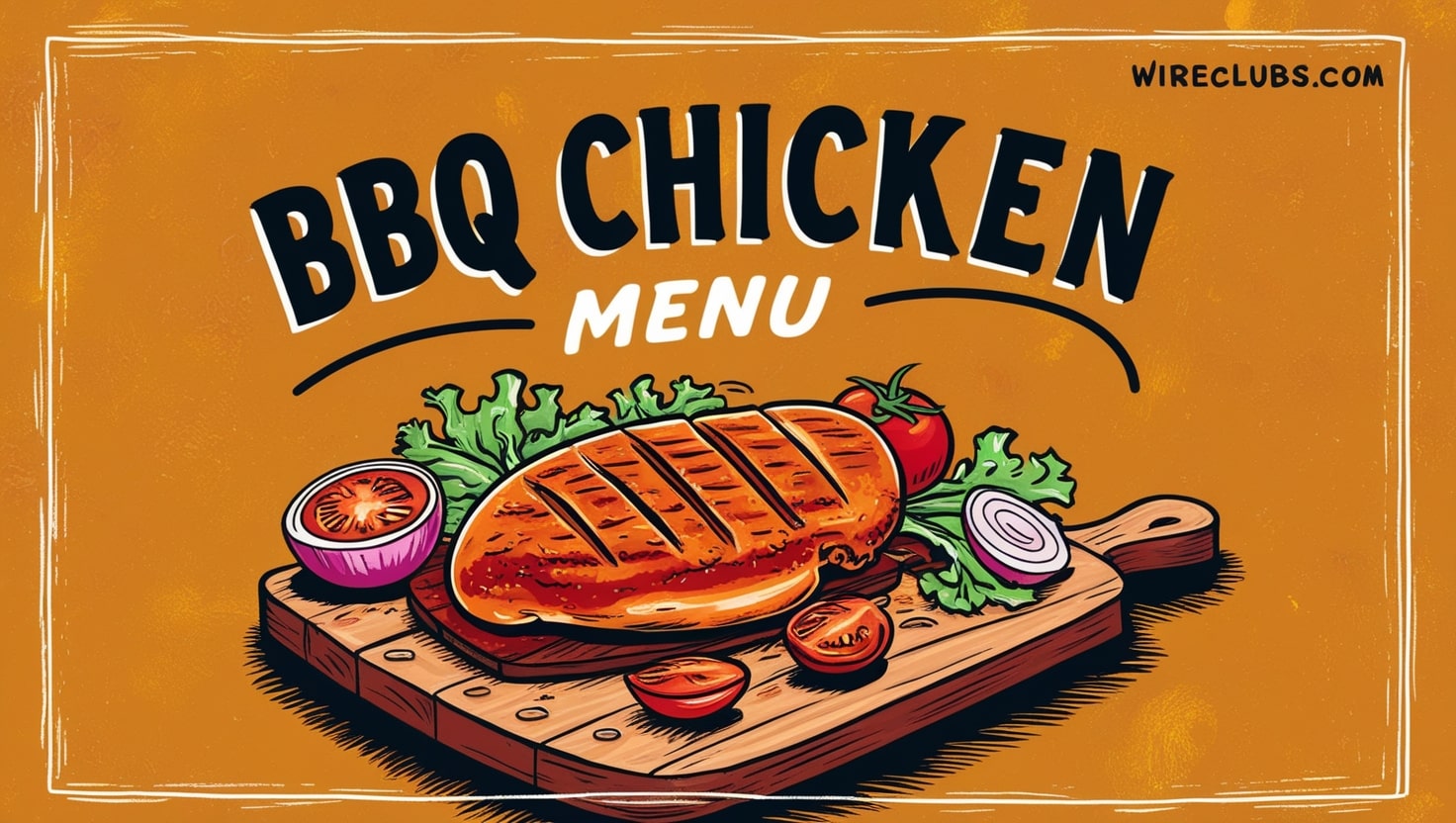 bbq chicken menu