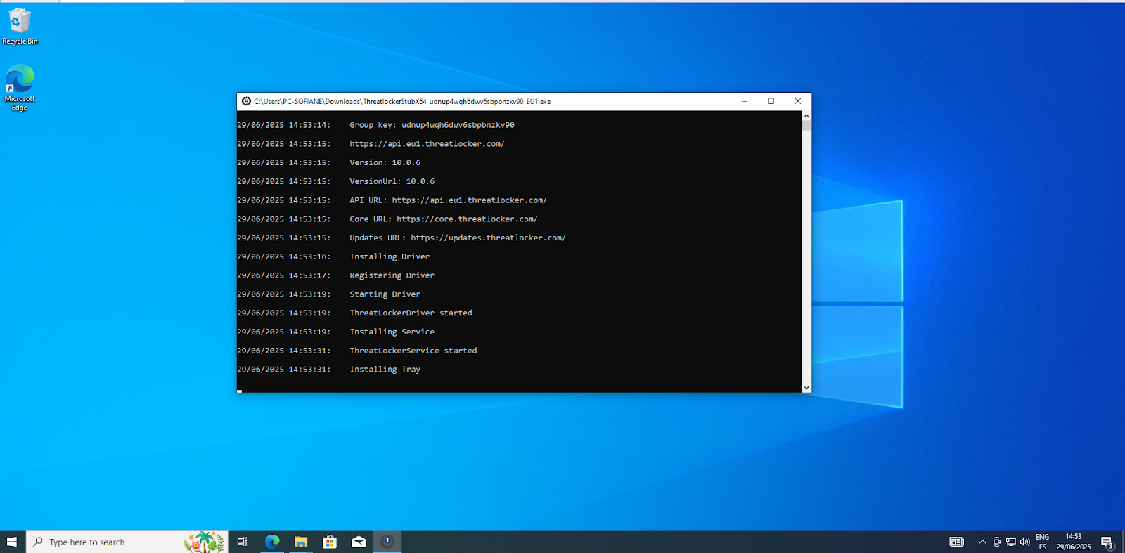 How to install the ThreatLocker Windows agent?
