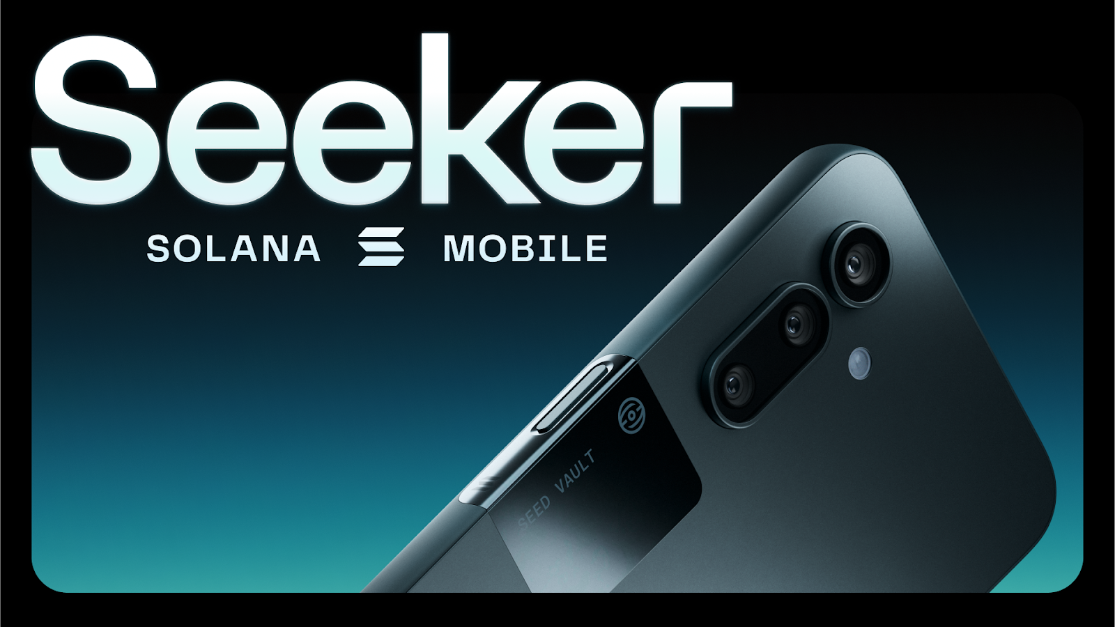 A banner showing Solana Seeker phone.