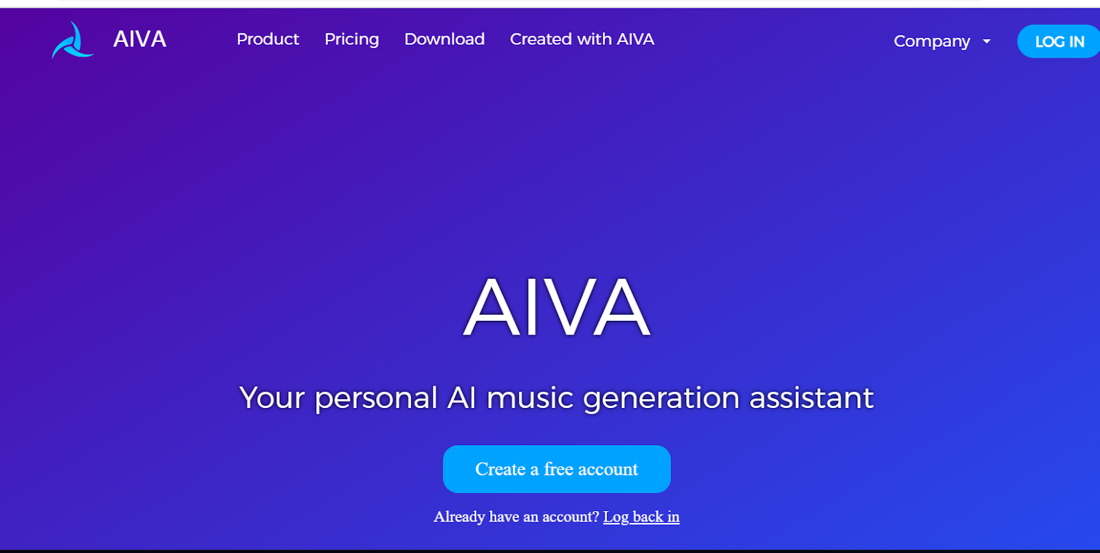 AIVA AI music company